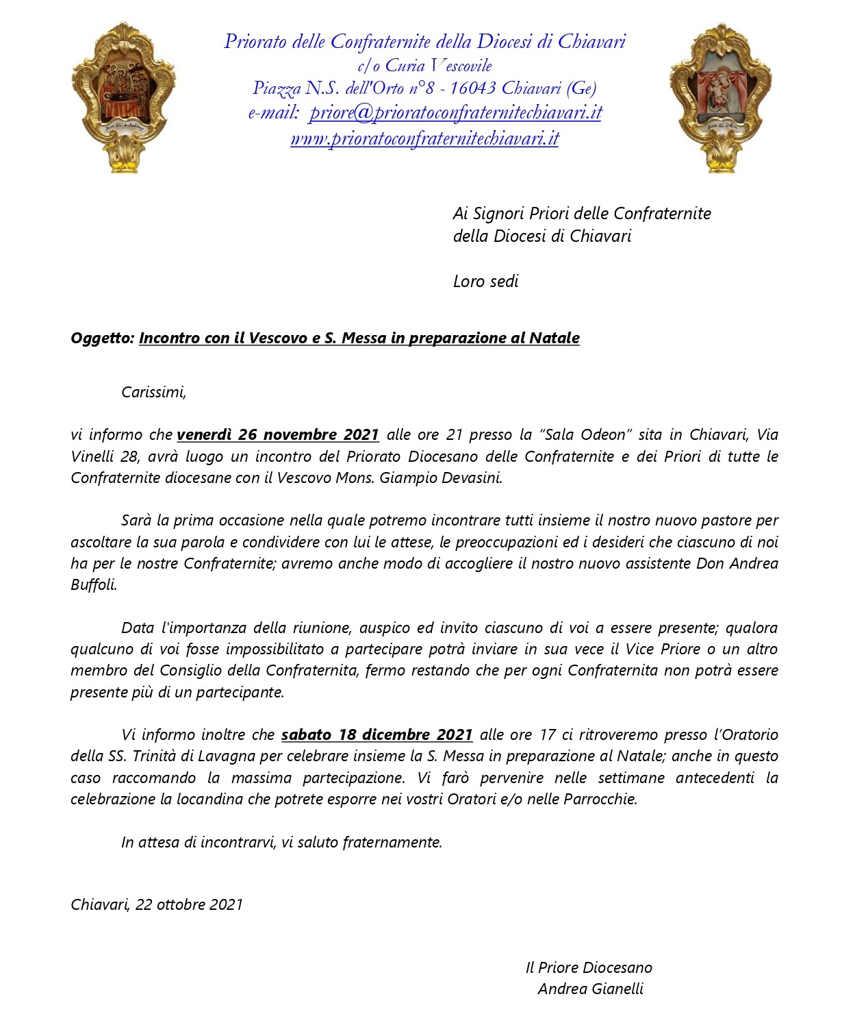 Incontro con Vescovo e Messa di Natale page 0001