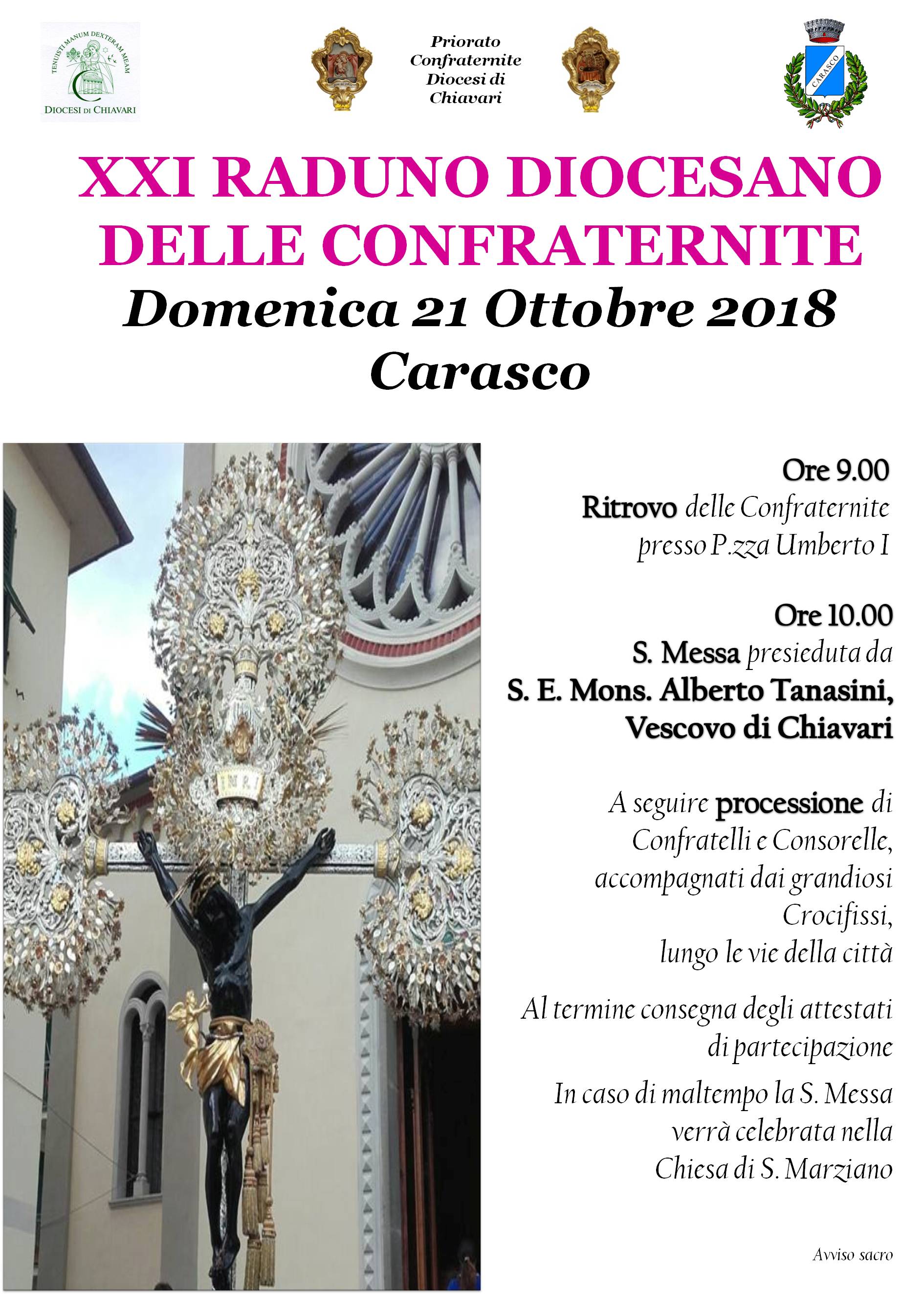 Locandina Raduno Carasco 2018
