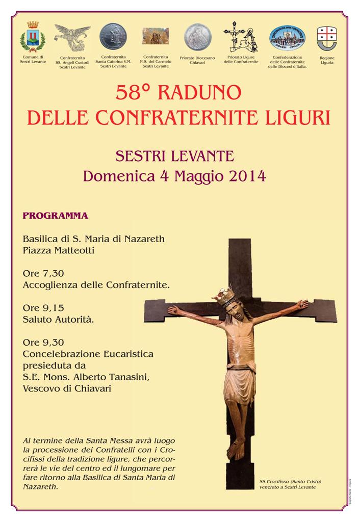 locandina raduno confraternite sestri levante Lv